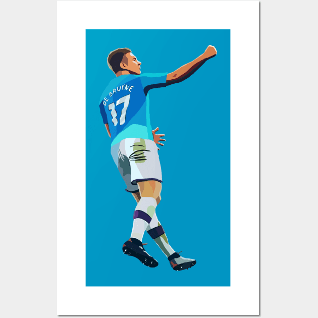 Kevin de Bruyne Wall Art by Webbed Toe Design's